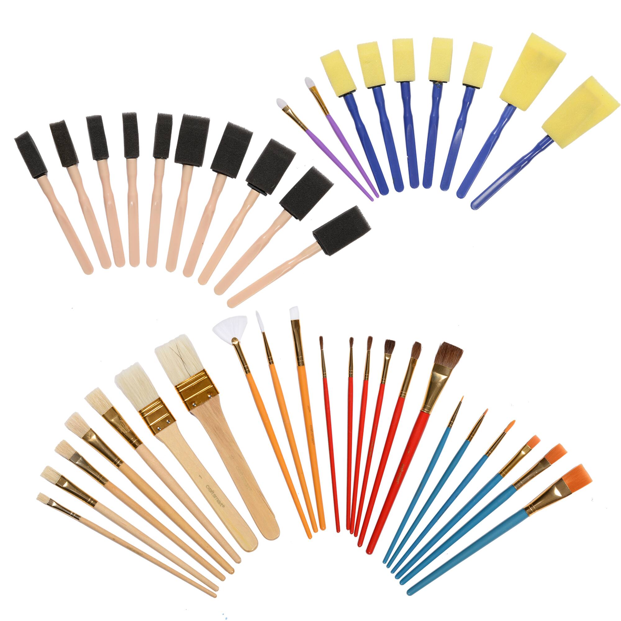 Craft Smart™ Brush Assortment, 40 Pack